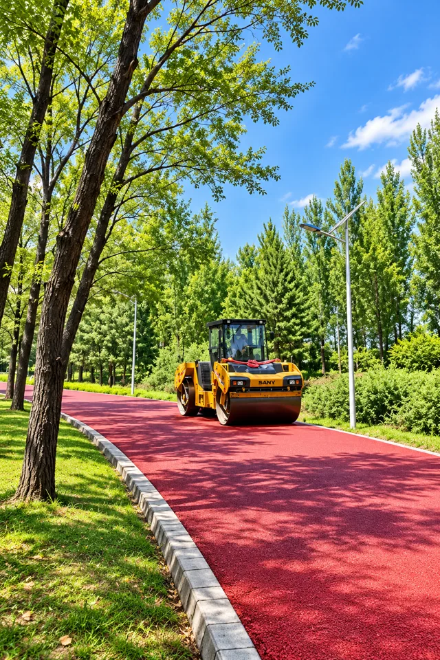 Colored hot-mix asphalt paving 6