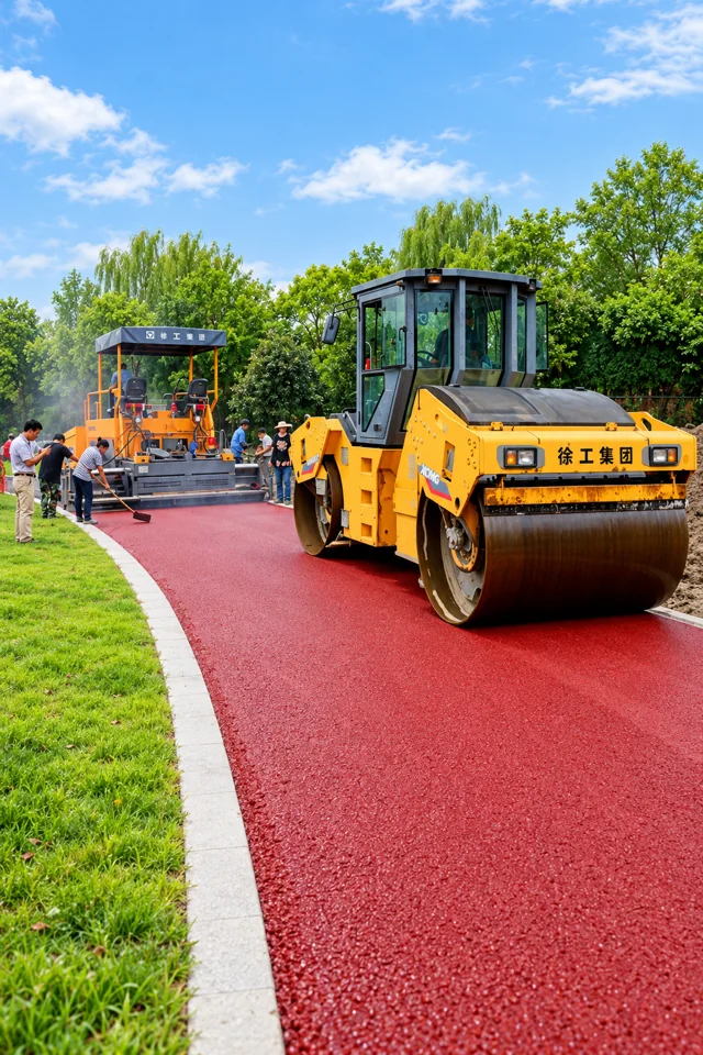 Colored hot-mix asphalt paving 9