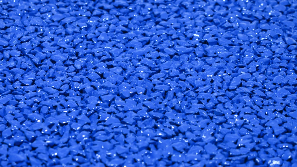 Blue colored asphalt surface illustration