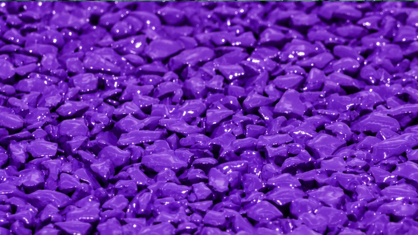 Purple surface illustration