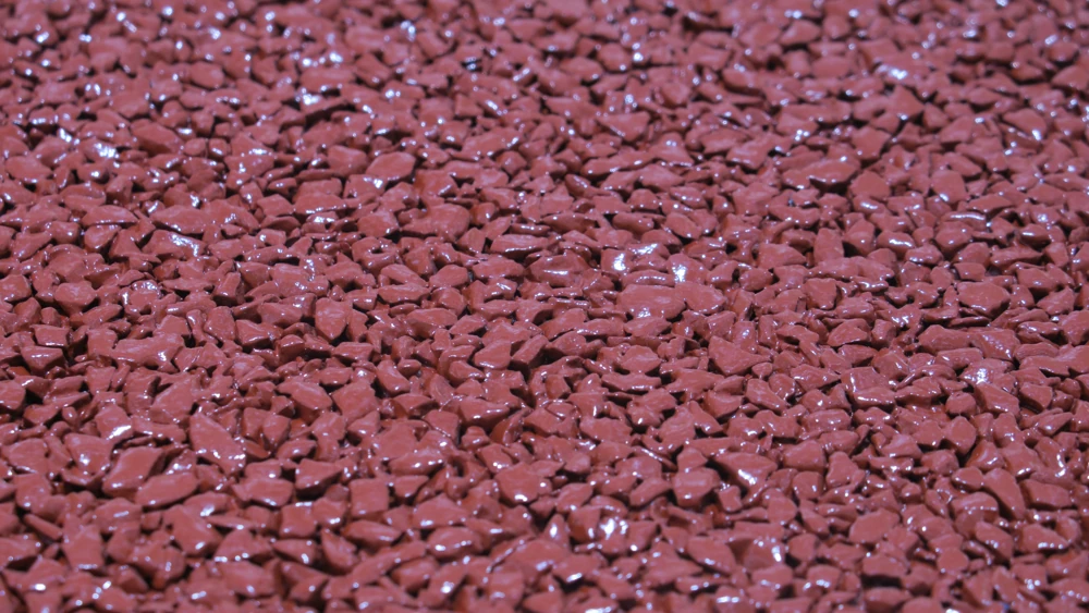 Red colored asphalt surface illustration