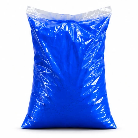 Blue pigment illustration